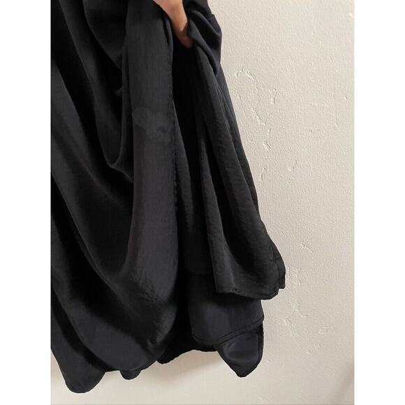 Anthropologie Asymmetrical Dress in Olive and Black - Picture 3 of 7